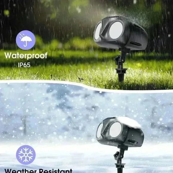 Brand new:  Snowflake Projector Light - Picture 6 of 7